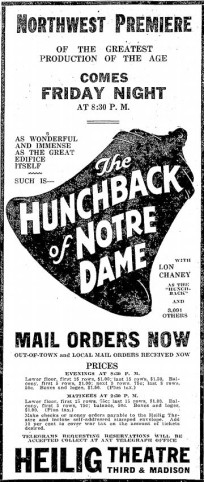 November 16, 1923 advertisement
