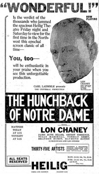 November 25, 1923 advertisement