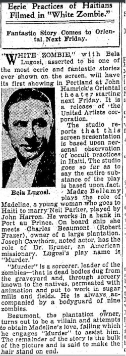 October 9, 1932 article