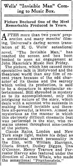 January 21, 1933 article