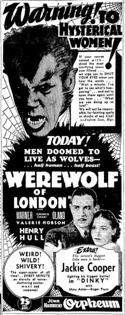 June 21, 1935 ad (Portland)