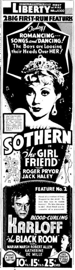 November 9, 1935 ad (Seattle)